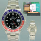1999 MINT PAPERS Rolex GMT-Master Pepsi Blue Red 40mm Swiss Only Steel 16700 Watch
