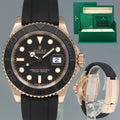 2025 NEW PAPERS Rolex 126655 Yacht-Master Everose Gold 40mm Oysterflex Rubber Watch Box