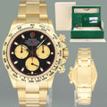 MINT PAPERS Rolex Daytona 116508 Black Paul Newman Yellow Gold Chrono Watch Box