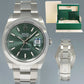 2023 MINT Rolex DateJust 41 Steel 126300 Mint Green Oyster 41mm Watch Box