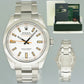 PAPERS MINT Rolex Milgauss 116400 Orange White 40mm Steel Anti-Magnetic Watch Box