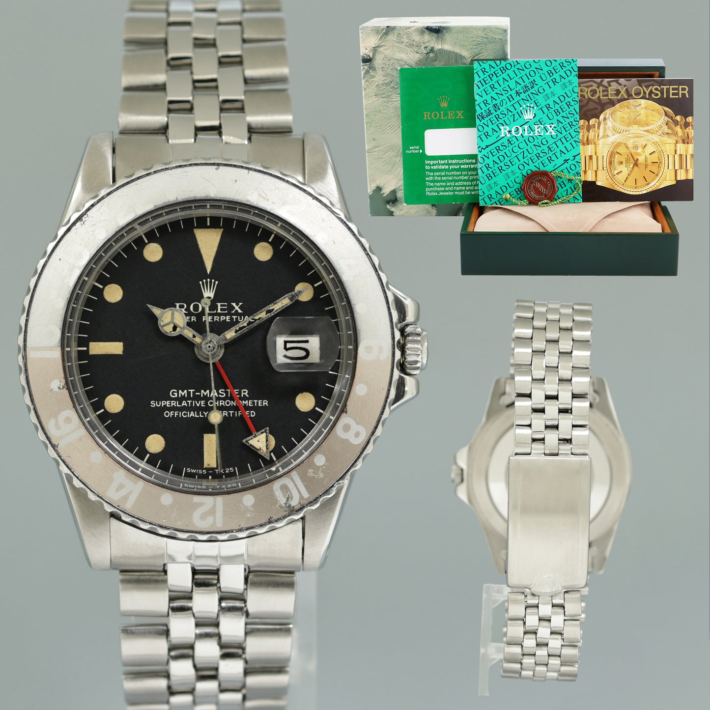 1675 Mk2 Rolex Gmt Master 1675 Rolex 1675 Authentic Vintage Rolex