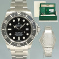2017 MINT PAPERS Rolex Sea-Dweller 116600 Steel 40mm Black Ceramic Dive Watch Box