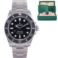 MINT 2023 Rolex Submariner 41mm Black Ceramic Steel 124060LN No Date Watch Box