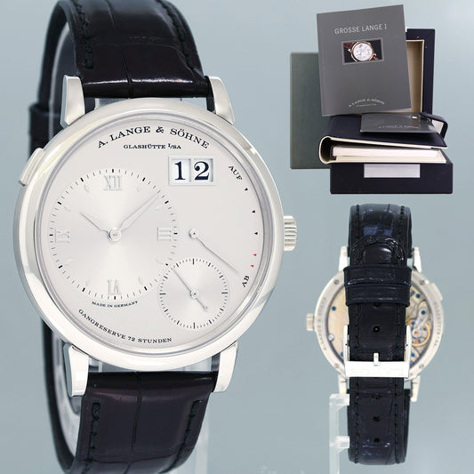 PAPERS A. Lange & Söhne A SAXONIA Platinum 40mm 117.025 Grand Watch Box
