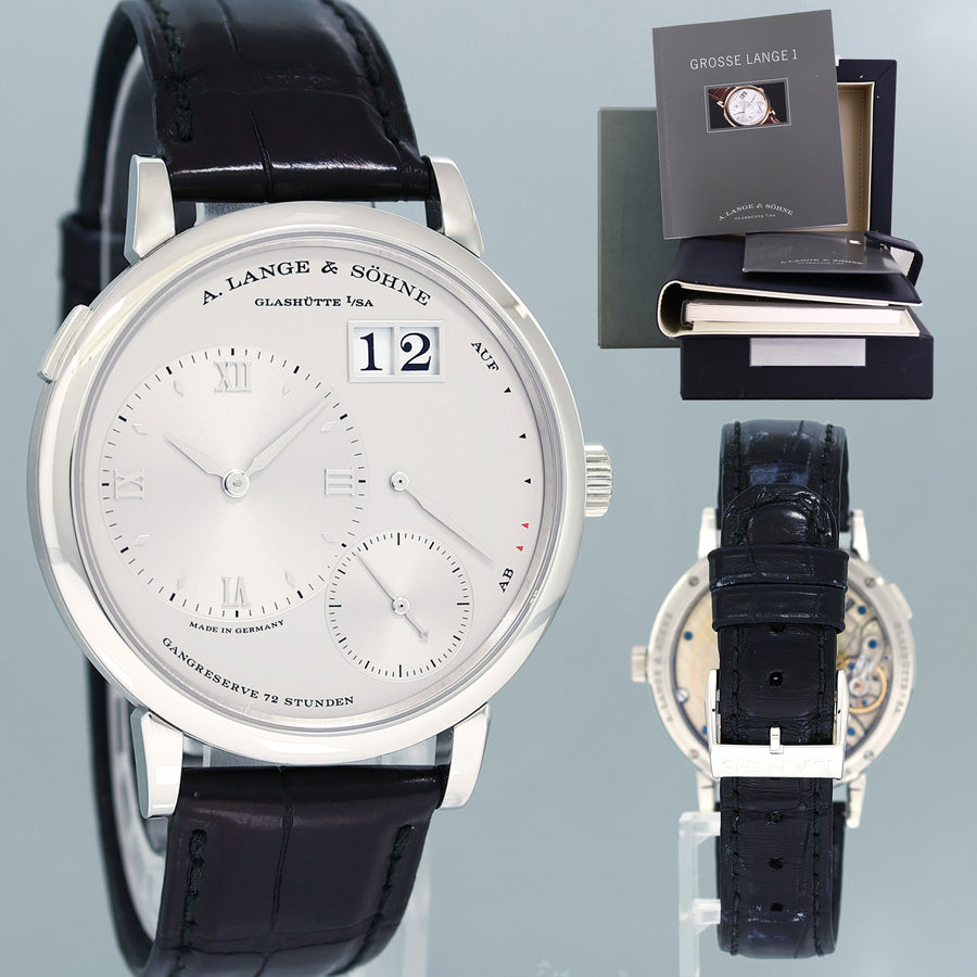 PAPERS A. Lange & Söhne A SAXONIA Platinum 40mm 117.025 Grand Watch Box