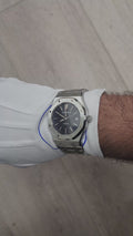 MINT Audemars Piguet 15300ST Royal Oak Blue Stick 39mm Steel Watch Box