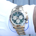 NEW 2025 PAPERS Rolex Daytona 126508 Green John Mayer Yellow Gold Chrono Watch Box