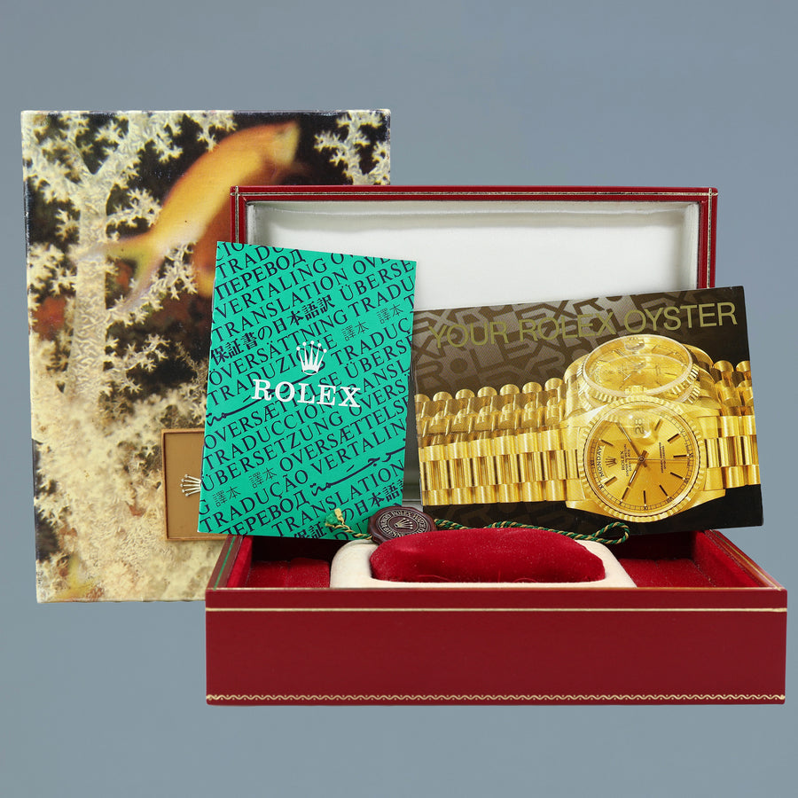MINT Ladies Rolex 68278 Yellow Gold 31mm Midsize Datejust Oyster Watch