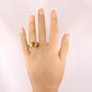 Cartier Vintage Estate 18k Yellow Gold 0.15ctw Diamond & Citrine Ring & Box