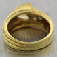 Cartier Vintage Estate 18k Yellow Gold 0.15ctw Diamond & Citrine Ring & Box