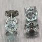 GIA 1.87ct Round Brilliant I-J VS2-VVS2 Diamond 14k White Gold Stud Earrings