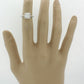 Modern 14k White Gold 1.41ctw Princess GIA Diamond Halo Engagement Ring