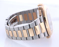 MINT 2015 PAPERS 5980/1AR-001 Patek Philippe Nautilus Rose Gold Two Tone Blue Watch