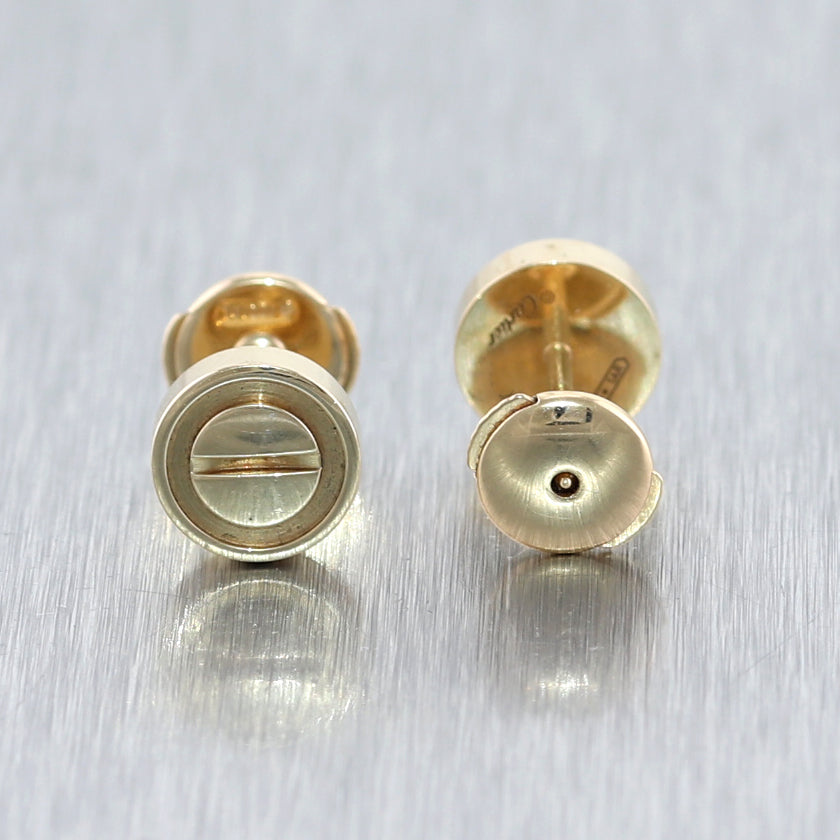 Cartier gold stud earrings sale