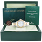 MINT 2005 Rolex Yacht-Master 16623 White Sapphire Two Tone Yellow Gold Watch Box