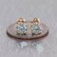 14k Yellow Gold 2.08ctw Diamond Stud Earrings