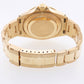 Rolex 16618 Submariner Yellow Gold Blue Champagne Serti Diamond 40MM Watch Box