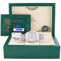 2022 NEW PAPERS Rolex Sky-Dweller Steel White Gold Fluted Jubilee 326934 Watch Box