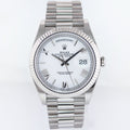 PAPERS MINT Rolex Day Date 40 White Gold President 40mm White Roman 228239 Watch Box