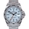 MINT 2019 PAPERS Rolex Explorer II 42mm 216570 Polar White Dial Steel Watch Box