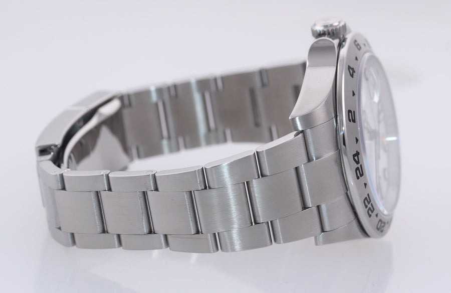 MINT 2019 PAPERS Rolex Explorer II 42mm 216570 Polar White Dial Steel Watch Box