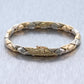 Vintage Cartier 18k Yellow & White Gold Braided Chain Bracelet