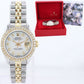 Diamond Ladies Rolex DateJust MOP 6917 Yellow Gold Steel Two Tone 26mm Watch