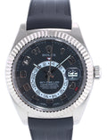 MINT Rolex Sky-Dweller White Gold 326139 42mm Black Watch Box