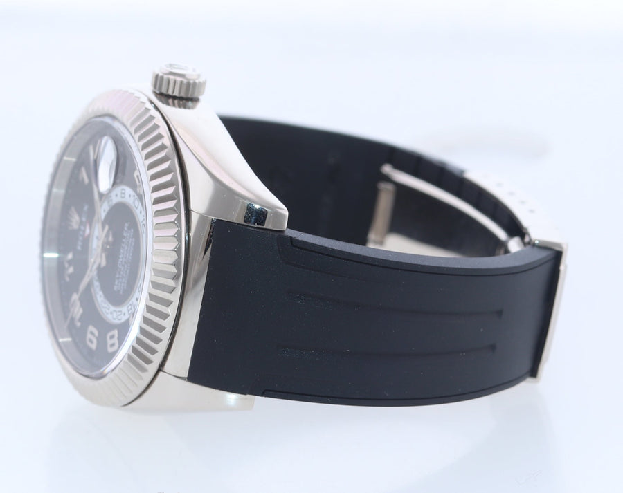 MINT Rolex Sky-Dweller White Gold 326139 42mm Black Watch Box