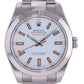 2014 MINT PAPERS Rolex Milgauss 116400 Orange White Steel Anti-Magnetic Watch Box
