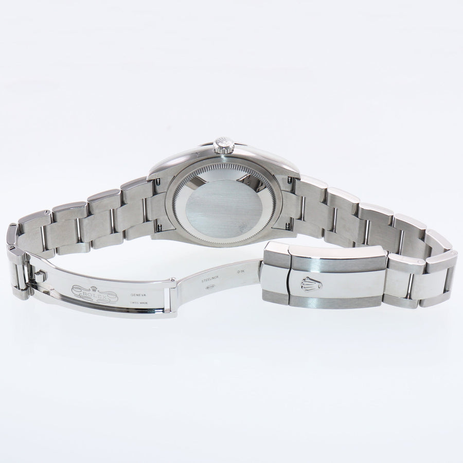 2022 MINT Blue Stick Rolex 126200 DateJust 36mm Steel Oyster Band Watch Box