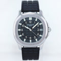 MINT PAPERS Patek Philippe Steel Aquanaut Black Rubber JUMBO 5065 38mm Watch