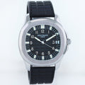 MINT PAPERS Patek Philippe Steel Aquanaut Black Rubber JUMBO 5065 38mm Watch