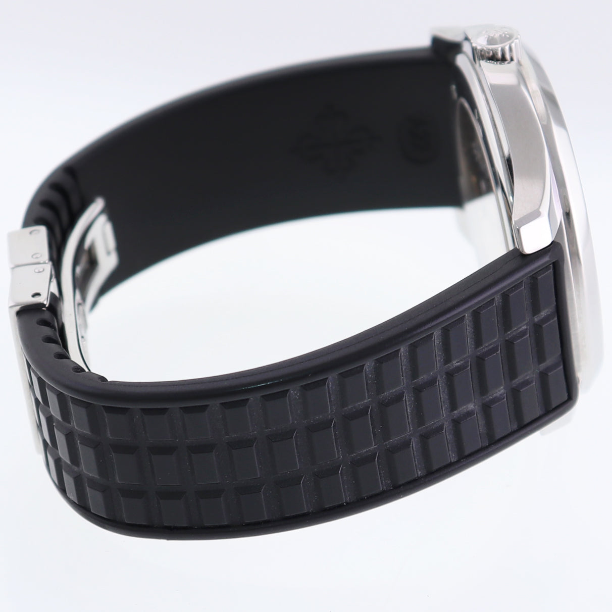 MINT PAPERS Patek Philippe Steel Aquanaut Black Rubber JUMBO 5065 38mm Watch