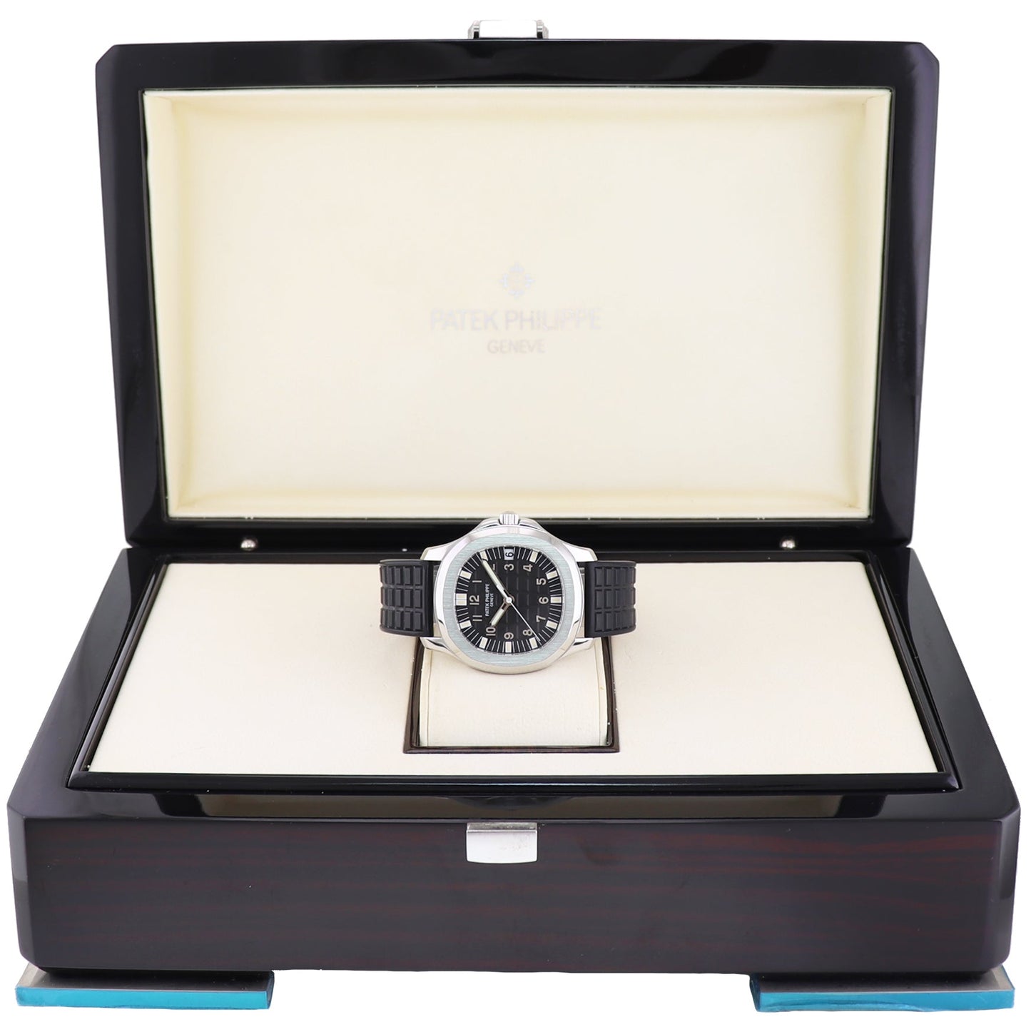 MINT PAPERS Patek Philippe Steel Aquanaut Black Rubber JUMBO 5065 38mm Watch
