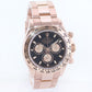 PAPERS and Serviced by Rolex Daytona 18k Rose Gold 116505 Black Dial Watch Box
