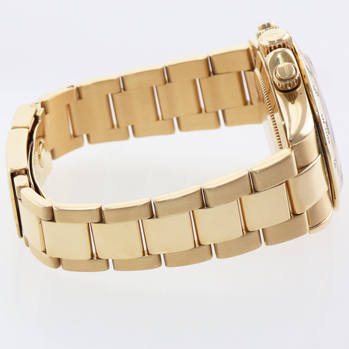 MINT Rolex Daytona 116528 Champagne Chronograph Yellow Gold Watch Box