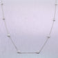 Modern 14k White Gold 2.00ctw Diamonds By The Yard 18" Necklace