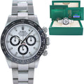 2023 NEW PAPERS Rolex Daytona 116500LN White Dial 40mm Steel Panda Watch Box