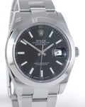 2020 MINT Rolex 126300 DateJust 41 Steel Black Dial Oyster 41mm Watch Box