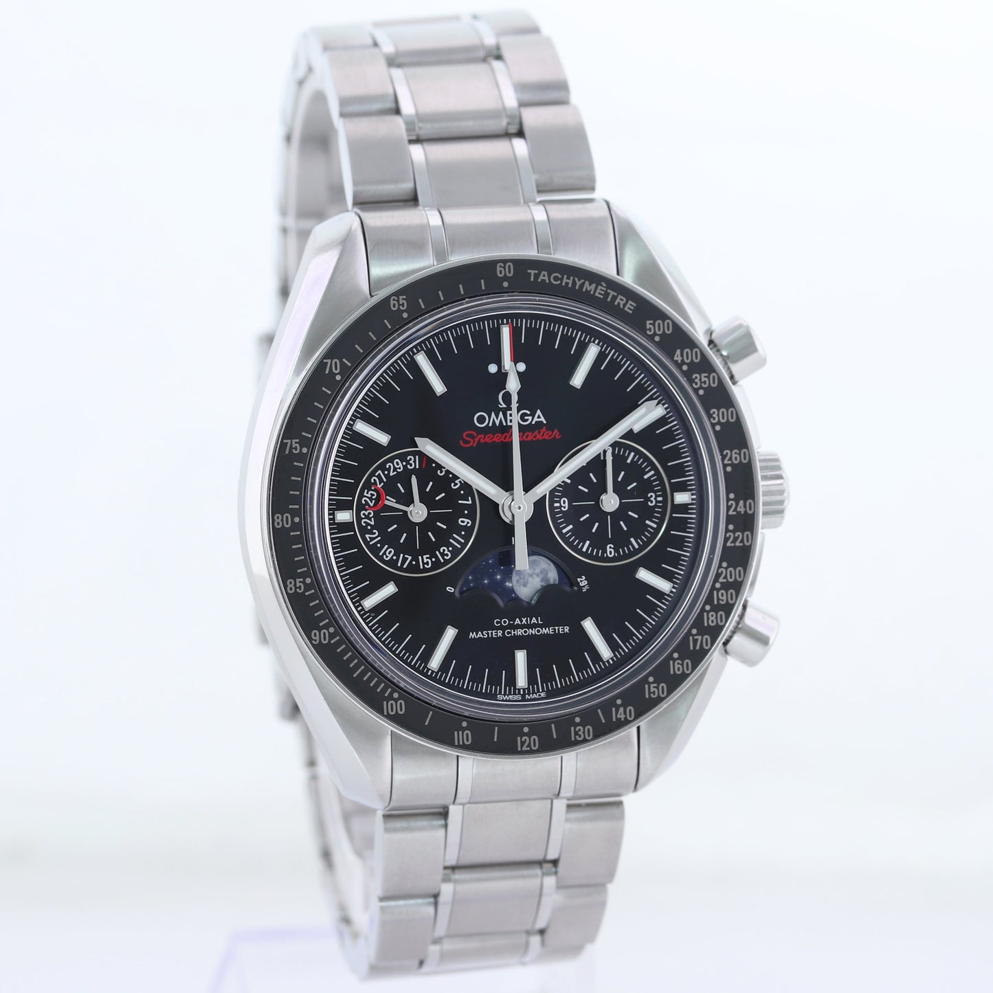 Omega Speedmaster Moonphase 304.30.44.52.01.001 44mm Steel Chronograph Watch