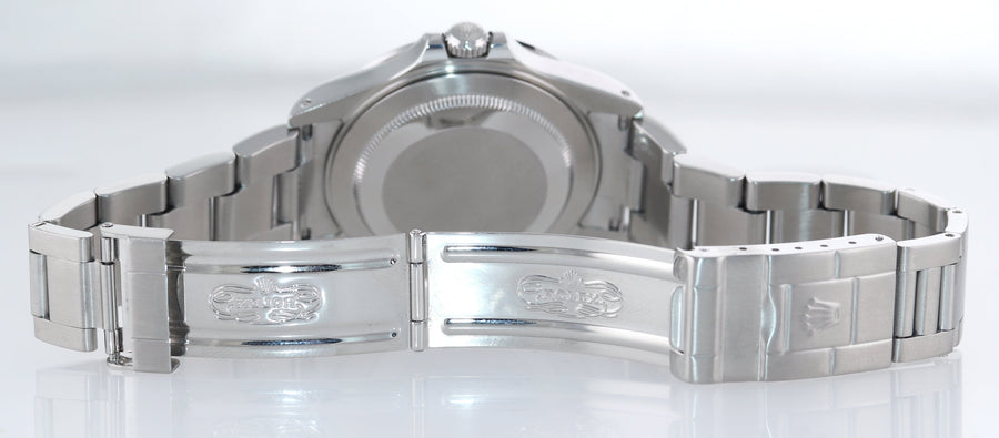 1999 MINT Rolex Explorer II 16570 Stainless Steel Black Dial GMT 40mm Watch Box