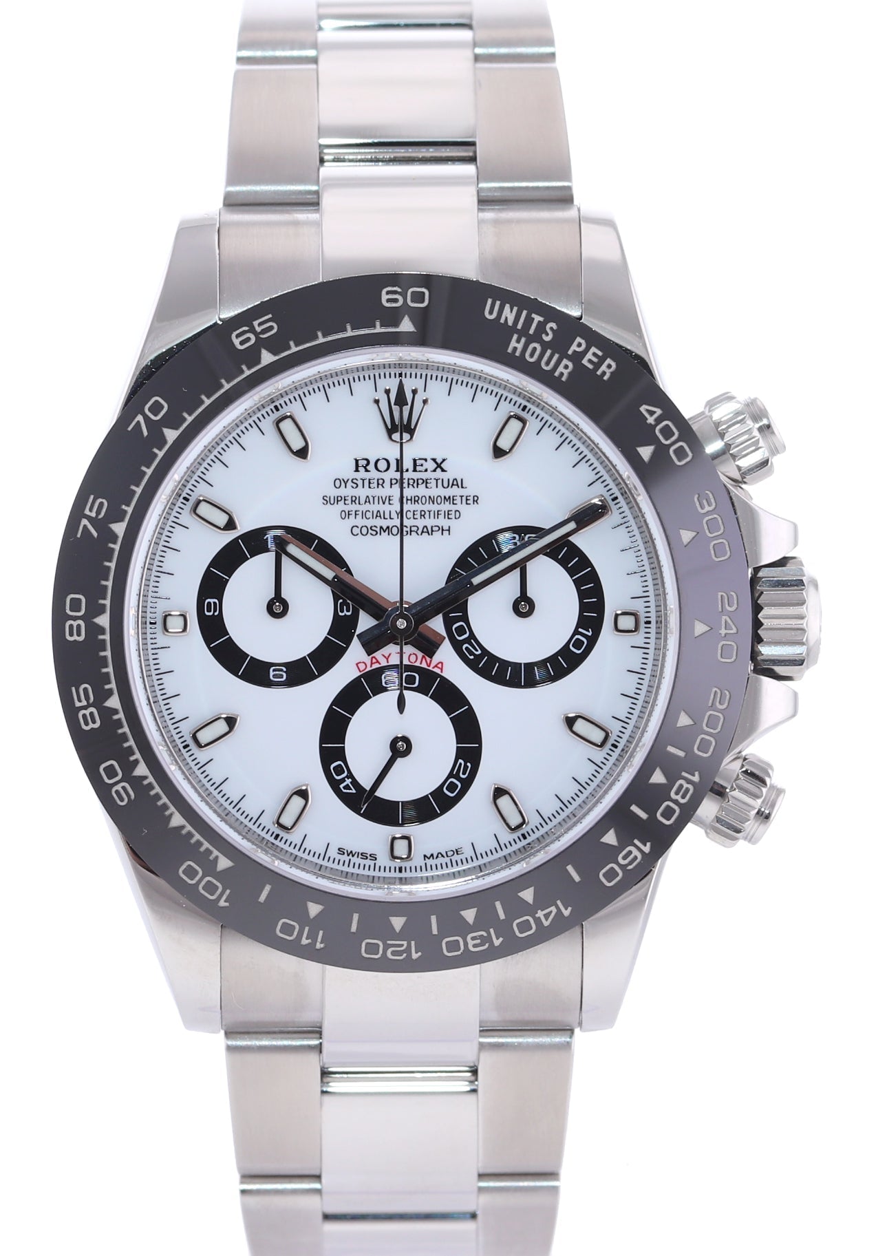 2021 PAPERS Rolex Daytona 116500LN White 40mm Ceramic Panda Watch Box