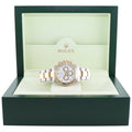1999 Rolex Daytona 16523 Zenith Two Tone Steel Yellow Gold White Stick Dial Watch Box