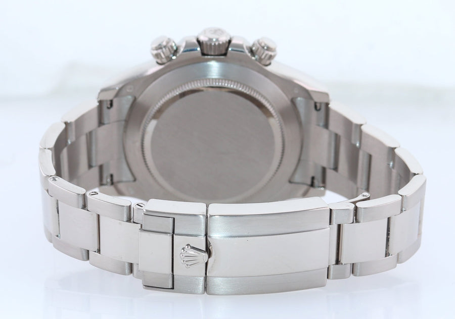 MINT 2016 Rolex Daytona Meteorite Roman 116509 White Gold Chronograph Watch Box