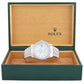 DIAMOND Bezel Rolex DateJust 36mm Mother of Pearl 16030 Steel Watch Box