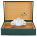 DIAMOND Bezel Rolex DateJust 36mm Mother of Pearl 16200 Steel Watch Box