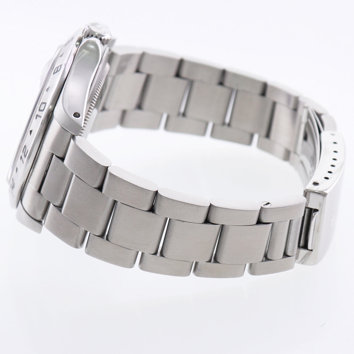 MINT Rolex 16570 Stainless Steel White Polar Tritium Dial GMT 40mm Watch Box