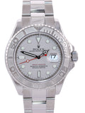MINT PAPERS 2009 Rolex Yacht-Master 16622 Steel Platinum Bezel Oyster 40mm Watch Box